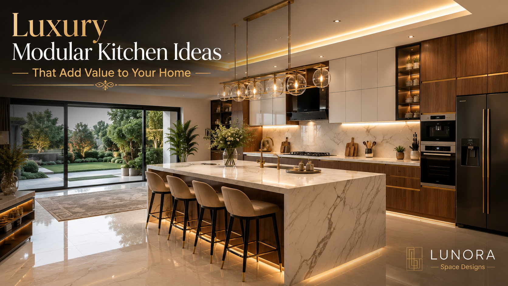 Luxury Modular Kitchen Ideas That Add Value to Your Home