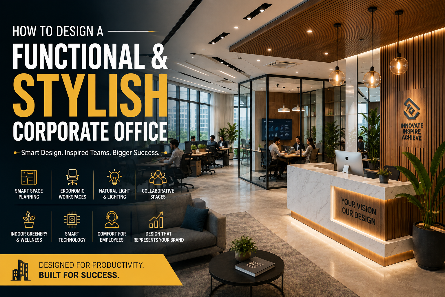How to Design a Functional and Stylish Corporate Office
