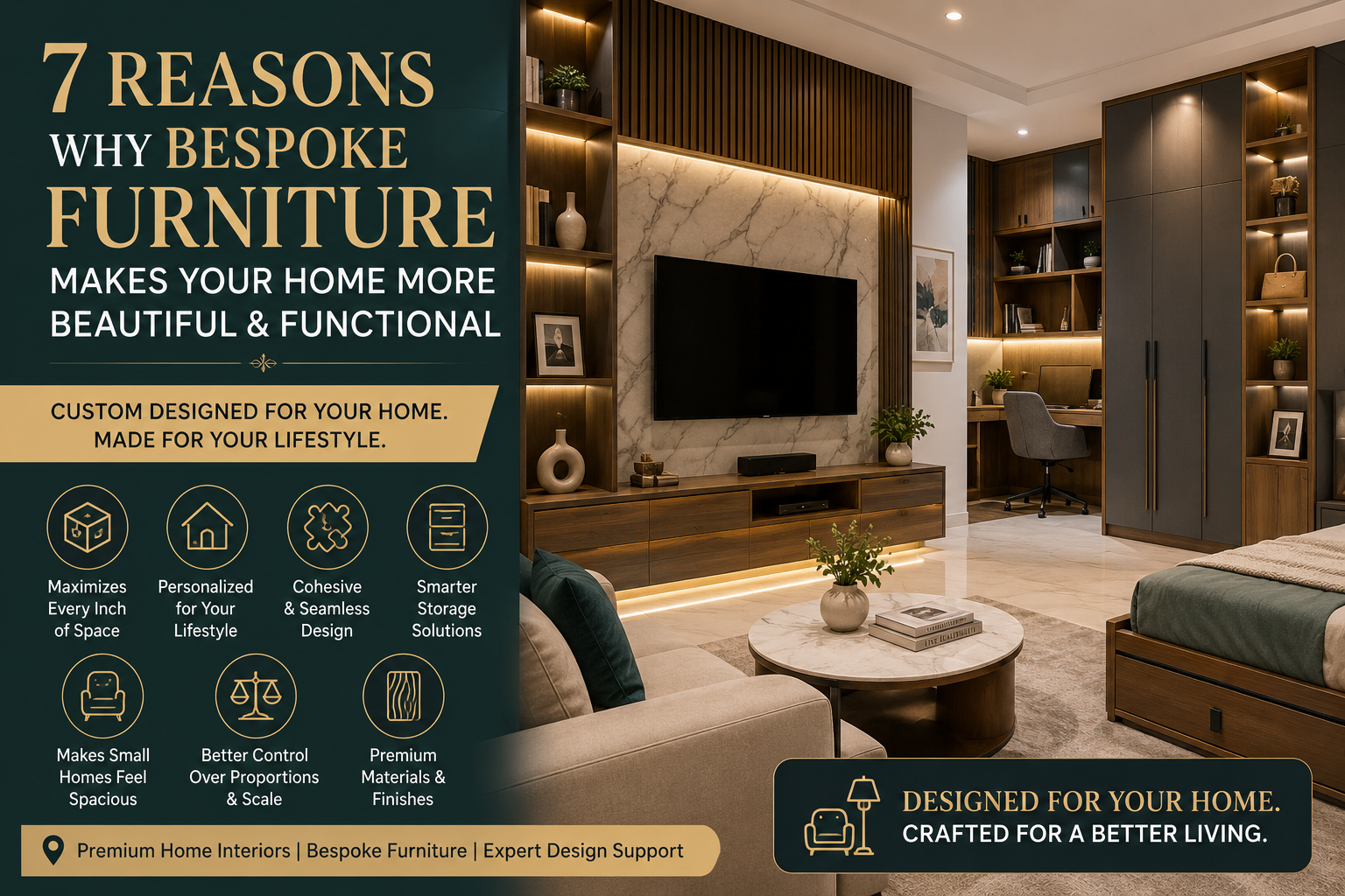 How Bespoke Furniture Enhances Home Interior Design